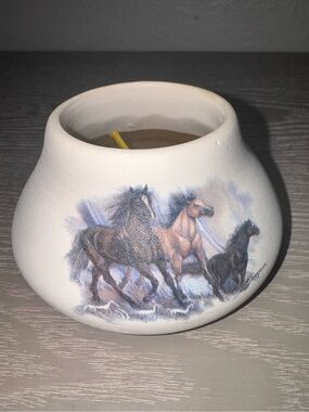 Candles by sandstone creations candle. -horses, country.  USA